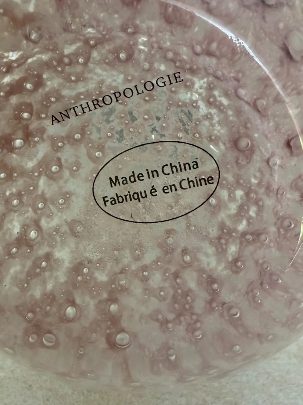 NWT Anthropologie Home Large Carmen Handpainted Glass Vase 14.75